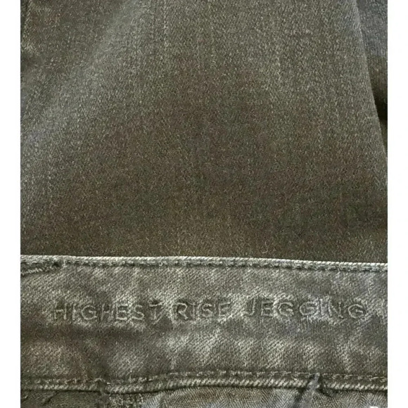 American Eagle Size 2 Long Black Next Level Stretch Highest Rise Jegging - Picture 7 of 7